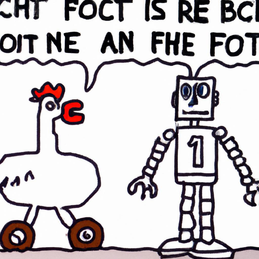 Why did the robot cross the road? To get away from the chicken! (Because the chicken kept asking it why it didn't have feathers)